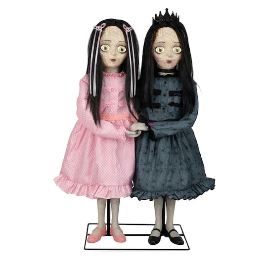 Michaels, 37.9" Animated Creepy Twins by Ashland® – Category: Halloween Animatronics